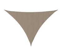 Berkfield Home Sunshade Sail Oxford Fabric Triangular 5x6x6 m Taupe Berkfield Home Taupe