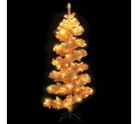 Berkfield Home Swirl Pre-lit Christmas Tree with Stand White 150 cm PVC Berkfield Home White