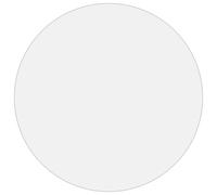 Berkfield Home Table Protector Matt √ò 80 cm 2 mm PVC in Clear Berkfield Home Clear