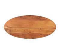 Berkfield Home Table Top 100x40x2.5 cm Oval Solid Wood Acacia in Brown Berkfield Home Brown 100x40x2.5 cm