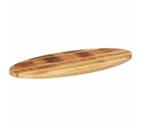 Berkfield Home Table Top 100x40x2.5 cm Oval Solid Wood Mango in Brown Berkfield Home Brown 100x40x2.5 cm