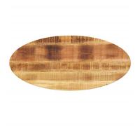 Berkfield Home Table Top 100x40x2.5 cm Oval Solid Wood Mango in Brown Berkfield Home Brown 100x40x2.5 cm