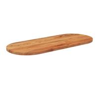 Berkfield Home Table Top 100x40x3.8 cm Oval Solid Wood Acacia in Brown Berkfield Home Brown 100x40x3.8 cm