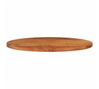 Berkfield Home Table Top 100x40x3.8 cm Oval Solid Wood Acacia in Brown Berkfield Home Brown 100x40x3.8 cm