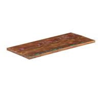 Berkfield Home Table Top 100x60x3.8 cm Rectangular Solid Wood Reclaimed in Brown Berkfield Home Brown 100x60x3.8 cm