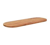 Berkfield Home Table Top 110x40x3.8 cm Oval Solid Wood Acacia in Brown Berkfield Home Brown 110x40x3.8 cm