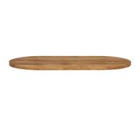 Berkfield Home Table Top 110x50x3.8 cm Oval Solid Wood Mango in Brown Berkfield Home Brown 110x50x3.8 cm