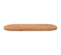 Berkfield Home Table Top 140x60x2.5 cm Oval Solid Wood Acacia in Brown Berkfield Home Brown 140x60x2.5 cm