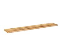 Berkfield Home Table Top 180x30x2.5 cm Rectangular Solid Wood Rough Mango in Brown Berkfield Home Brown 180x30x2.5 cm