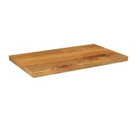 Berkfield Home Table Top 40x20x3.8 cm Rectangular Solid Wood Mango in Brown Berkfield Home Brown 40x20x3.8 cm