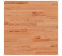 Berkfield Home Table Top 50x50x1.5 cm Square Solid Wood Beech in Light Brown Berkfield Home Light Brown 50x50x1.5 cm