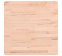 Berkfield Home Table Top 50x50x1.5 cm Square Solid Wood Beech in Natural Berkfield Home Natural 50x50x1.5 cm