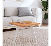 Berkfield Home Table Top 50x50x2.5 cm Square Solid Wood Beech in Brown Berkfield Home Brown 50x50x2.5 cm