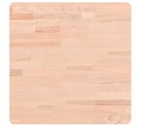 Berkfield Home Table Top 50x50x4 cm Square Solid Wood Beech in Natural | Size: 50 x 50 x 4 cm Berkfield Home Natural 50 x 50 x 4 cm