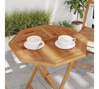 Berkfield Home Table Top 60x60x2.5 cm Octagonal Solid Wood Teak in Brown Berkfield Home Brown 60x60x2.5 cm