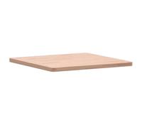 Berkfield Home Table Top 60x60x2.5 cm Square Solid Wood Beech in Light Tan Berkfield Home Light Tan 60x60x2.5 cm