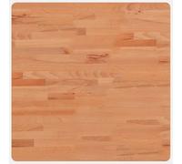 Berkfield Home Table Top 60x60x2.5 cm Square Solid Wood Beech in Light Tan Berkfield Home Light Tan 60x60x2.5 cm