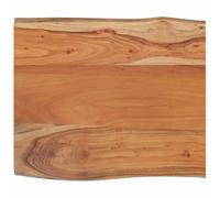 Berkfield Home Table Top 70x60x2.5 cm Rectangular¬†Solid Wood Acacia Live Edge in Brown Berkfield Home Brown 70x60x2.5 cm