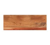 Berkfield Home Table Top 80x40x3.8 cm Rectangular Solid Wood Acacia in Brown Berkfield Home Brown 80x40x3.8 cm