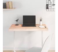 Berkfield Home Table Top 80x60x(2-4) cm Untreated Solid Wood Live Edge in Light Tan Berkfield Home Light Tan