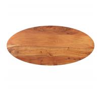 Berkfield Home Table Top 90x40x2.5 cm Oval Solid Wood Acacia in Brown Berkfield Home Brown 90x40x2.5 cm