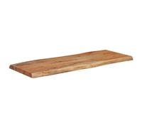 Berkfield Home Table Top 90x40x2.5 cm Rectangular¬†Solid Wood Acacia Live Edge in Brown Berkfield Home Brown 90x40x2.5 cm