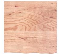 Berkfield Home Table Top Light Brown 60x60x2 cm Treated Solid Wood Oak | Size: 60 x 60 x 2 cm Berkfield Home Brown 60 x 60 x 2 cm