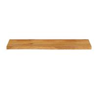 Berkfield Home Table Top Live Edge 100x40x2.5 cm Solid Wood Mango in Brown Berkfield Home Brown 100x40x2.5 cm