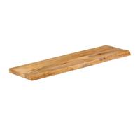 Berkfield Home Table Top Live Edge 100x40x3.8 cm Solid Wood Mango in Brown Berkfield Home Brown 100x40x3.8 cm