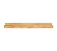 Berkfield Home Table Top Live Edge 100x40x3.8 cm Solid Wood Mango in Brown Berkfield Home Brown 100x40x3.8 cm