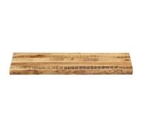 Berkfield Home Table Top Live Edge 100x40x3.8 cm Solid Wood Rough Mango in Brown Berkfield Home Brown 100x40x3.8 cm