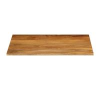 Berkfield Home Table Top Live Edge 100x80x3.8 cm Solid Wood Mango in Brown Berkfield Home Brown 100x80x3.8 cm