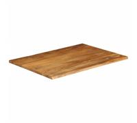 Berkfield Home Table Top Live Edge 100x80x3.8 cm Solid Wood Mango in Brown Berkfield Home Brown 100x80x3.8 cm