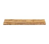 Berkfield Home Table Top Live Edge 110x40x3.8 cm Solid Wood Rough Mango in Brown Berkfield Home Brown 110x40x3.8 cm