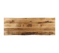 Berkfield Home Table Top Live Edge 110x40x3.8 cm Solid Wood Rough Mango in Brown Berkfield Home Brown 110x40x3.8 cm