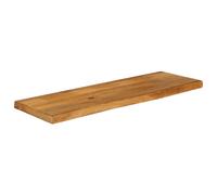Berkfield Home Table Top Live Edge 120x30x3.8 cm Solid Wood Mango in Brown Berkfield Home Brown 120x30x3.8 cm