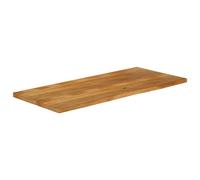 Berkfield Home Table Top Live Edge 140x60x2.5 cm Solid Wood Mango in Brown Berkfield Home Brown 140x60x2.5 cm