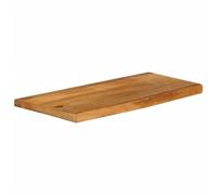 Berkfield Home Table Top Live Edge 90x40x2.5 cm Solid Wood Mango in Brown Berkfield Home Brown 90x40x2.5 cm