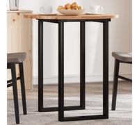 Berkfield Home Table Top Round √ò70x2 cm Solid Wood Acacia in Brown | Size: 70x2 cm Berkfield Home Brown 70x2 cm