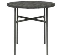 Berkfield Home Tea Table Grey 45 cm Poly Rattan Berkfield Home Grey