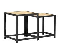 Berkfield Home Tea Tables 2 pcs MDF Sonoma Oak in Brown Berkfield Home Brown