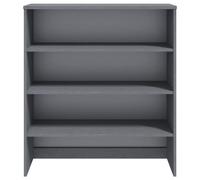 Berkfield Home Top for Highboard HAMAR Dark Grey 90x30x100cm Solid Wood Pine | Size: 90 x 30 x 100 cm Berkfield Home Grey 90 x 30 x 100 cm