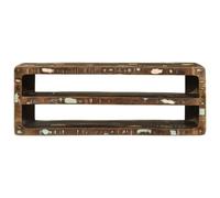 Berkfield Home TV Cabinet 100x32x36 cm Solid Wood Reclaimed in Brown | Size: 100 x 32 x 36 cm Berkfield Home Brown 100 x 32 x 36 cm