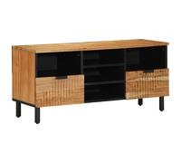 Berkfield Home TV Cabinet 100x33, 5x46 cm Solid Wood Acacia in Brown Berkfield Home Brown 5x46 cm