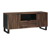 Berkfield Home TV Cabinet - 105 x 33.5 x 46 cm, Made from Solid Mango Wood in Brown | Size: 105 x 33.5 x 46 cm Berkfield Home Brown 105 x 33.5 x 46 cm