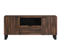 Berkfield Home TV Cabinet - 105 x 33.5 x 46 cm, Made from Solid Mango Wood in Brown | Size: 105 x 33.5 x 46 cm Berkfield Home Brown 105 x 33.5 x 46 cm
