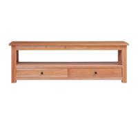 Berkfield Home TV Cabinet 120x30x40 cm Solid Mahogany Wood in Brown | Size: 120 x 30 x 40 cm Berkfield Home Brown 120 x 30 x 40 cm