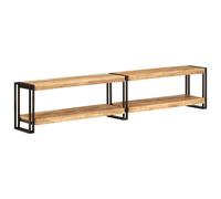 Berkfield Home TV Cabinet 200x30x40 cm Solid Wood Mango in Brown | Size: 200 x 30 x 40 cm Berkfield Home Brown 200 x 30 x 40 cm