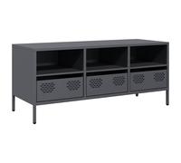 Berkfield Home TV Cabinet Anthracite 101.5x39x43.5 cm Cold-rolled Steel in Dark Grey Berkfield Home Dark Grey 101.5x39x43.5 cm