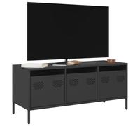 Berkfield Home TV Cabinet Black 101.5x39x43.5 cm Cold-rolled Steel Berkfield Home Black 101.5x39x43.5 cm